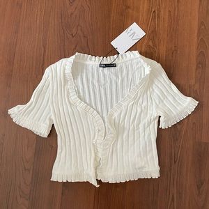Ribbed top Zara